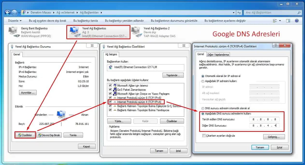 Google DNS Ayarları ile İnternet Deneyimini Optimize Etme Rehberi