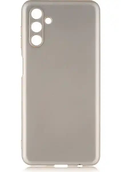 Case 4U Galaxy A04s İçin Mat Altın Renkli Yumuşak Silikon Kılıf - İnce ve Dayanıklı Koruma