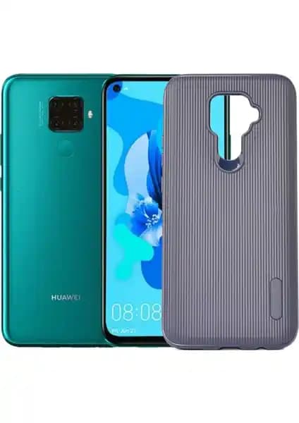 Case 4U Huawei Mate 30 Lite Ultra Korumalı Lacivert Silikon Arka Kapak Kılıf