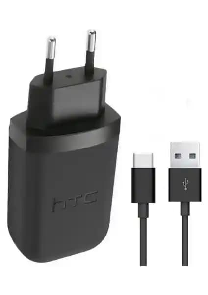 HTC 10 USB Type-C Şarj ve Data Kablosu + Şarj Cihazı İthalatçı Garantili
