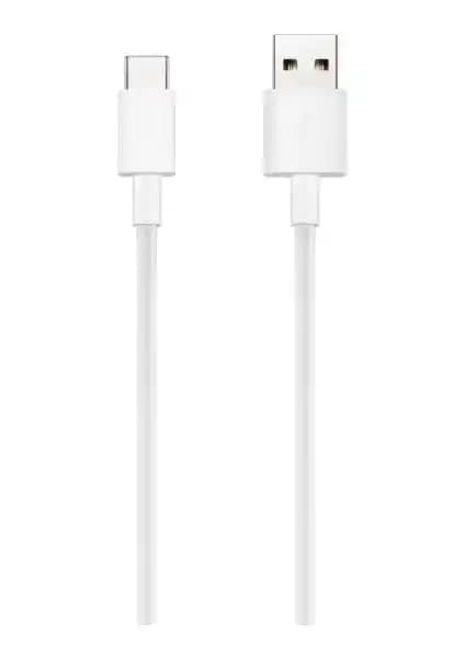 Huawei Type-C Kablo 1M Beyaz - Şarj ve Veri Aktarımı İçin Uyumlu ve İşlevsel Kablo