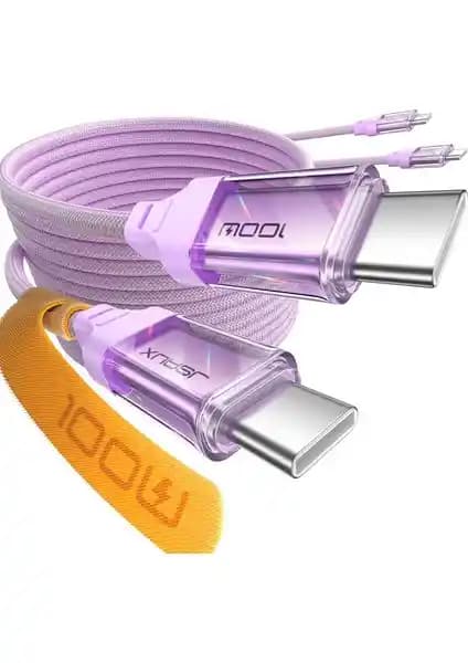 Jsaux 100W Type-C to Type-C Kablo 2 Metre: Hızlı ve Dayanıklı Şarj Çözümü