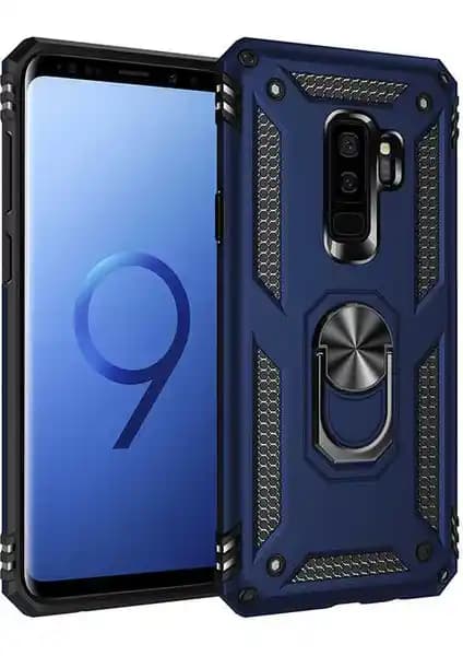 Kip GSM Galaxy S9 Plus Vega Tank Kılıf: Sert Yüzüklü Zırh Koruma Kapak