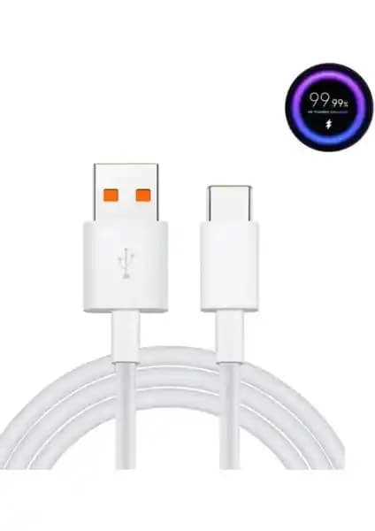 Kotenartt Gökkuşağı Xiaomi Uyumlu Turbo Ultra Turbo Şarj Type-C Kablo 67W Hızlı Şarj