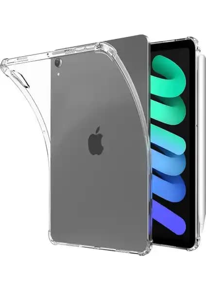 MobaxAksesuar Apple iPad Air 11 İnç M2 2024 Şeffaf ve Darbeye Dayanıklı Kılıf