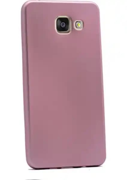 Samsung Galaxy A3 2017 için Tekno Grup Mat Premium Silikon Kılıf Rose Renkli Koruma