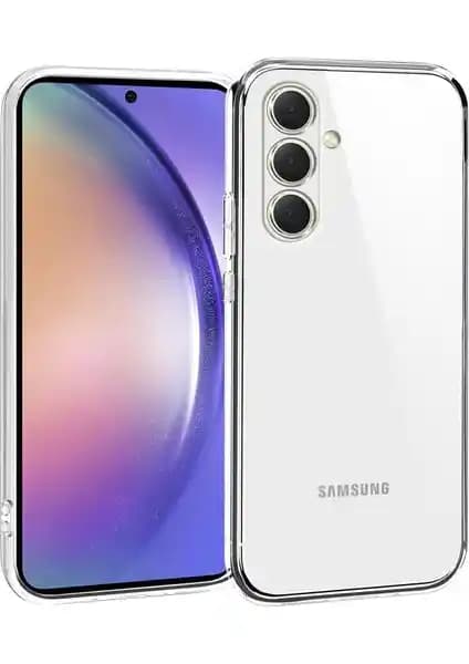 Samsung Galaxy A54 5G Uyumlu Şeffaf Kamera Korumalı İnce TPU Kılıf