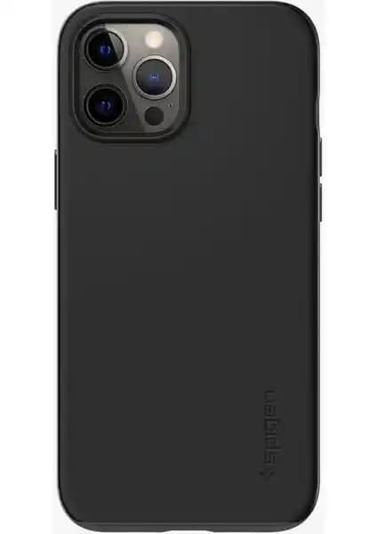 Spigen iPhone 12 Pro Max Thin Fit Pro Black Kılıf: İnce Tasarım ve Üstün Koruma