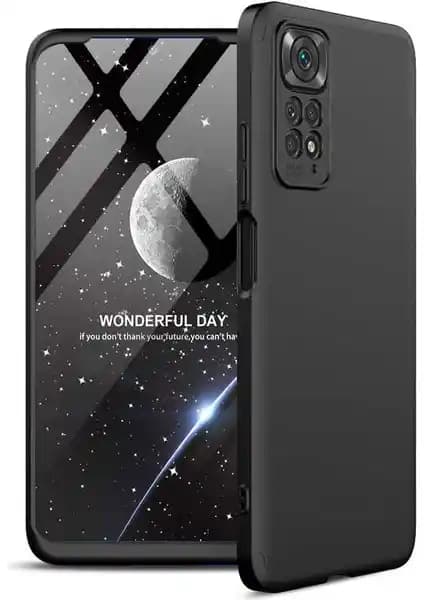 Wowacs Xiaomi Redmi Note 11 Uyumlu Üç Parçalı Kılıf ile Tam Koruma ve Şıklık