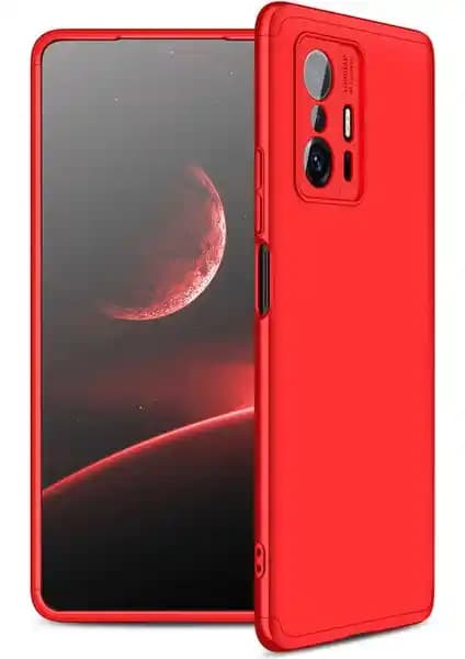 Xiaomi Mi 11T için 3 Parça 360 Derece Koruma Sağlayan KNY Kılıf