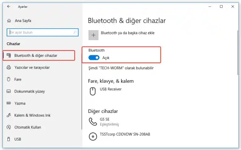 Bilgisayarda Bluetooth Nasıl Etkinleştirilir ve Bağlantı Sorunları Nasıl Çözülür
