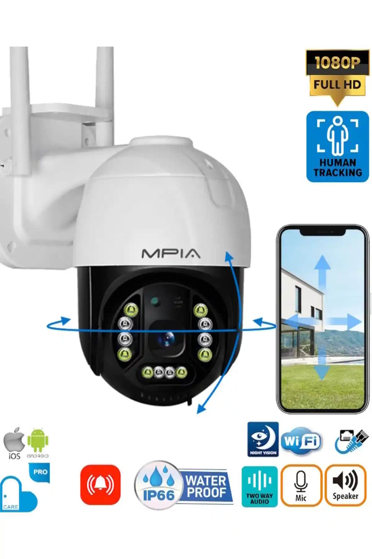 Dış Mekan Wi-Fi Güvenlik Kameraları: Dayanıklı ve Yüksek Çözünürlüklü Güvenlik Çözümleri