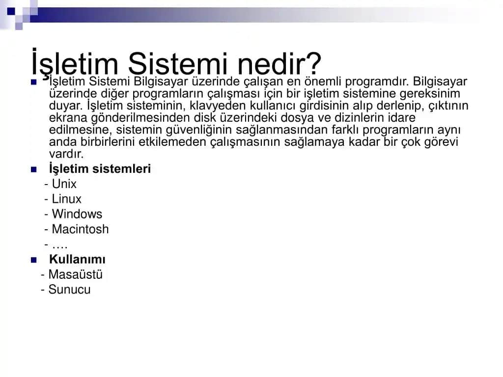 İşletim Sistemleri Nedir ve Elektronik Dünyasındaki Temel Rolü Hakkında Bilgi