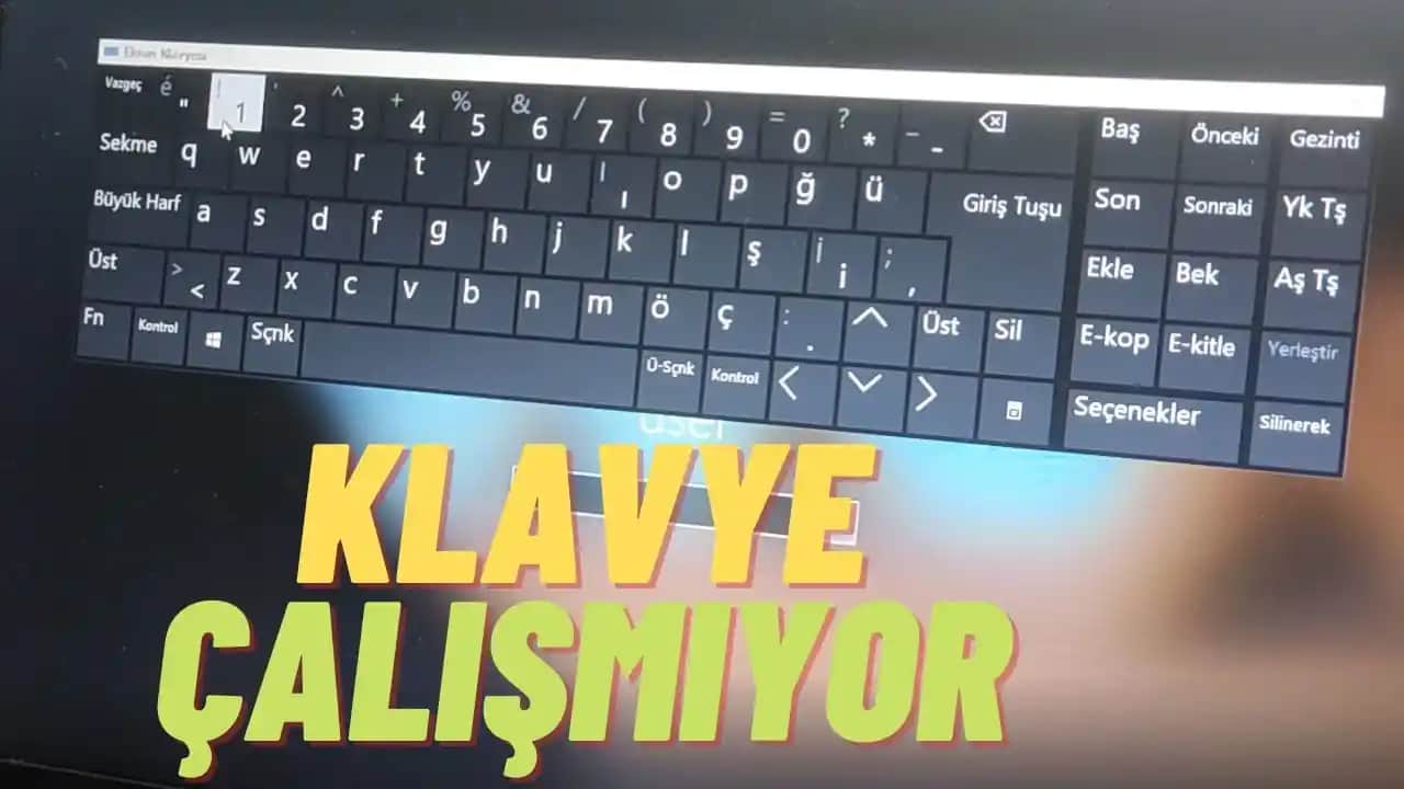 Klavyeniz Çalışmıyor Mu? Sorunları Tespit Etme ve Çözüm Yolları