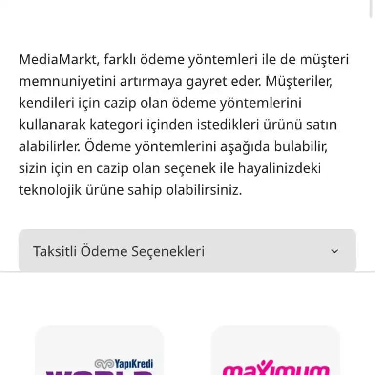 MediaMarkt'ta Telefon Taksit Seçenekleri ve Esnek Ödeme Planları Hakkında Bilgi