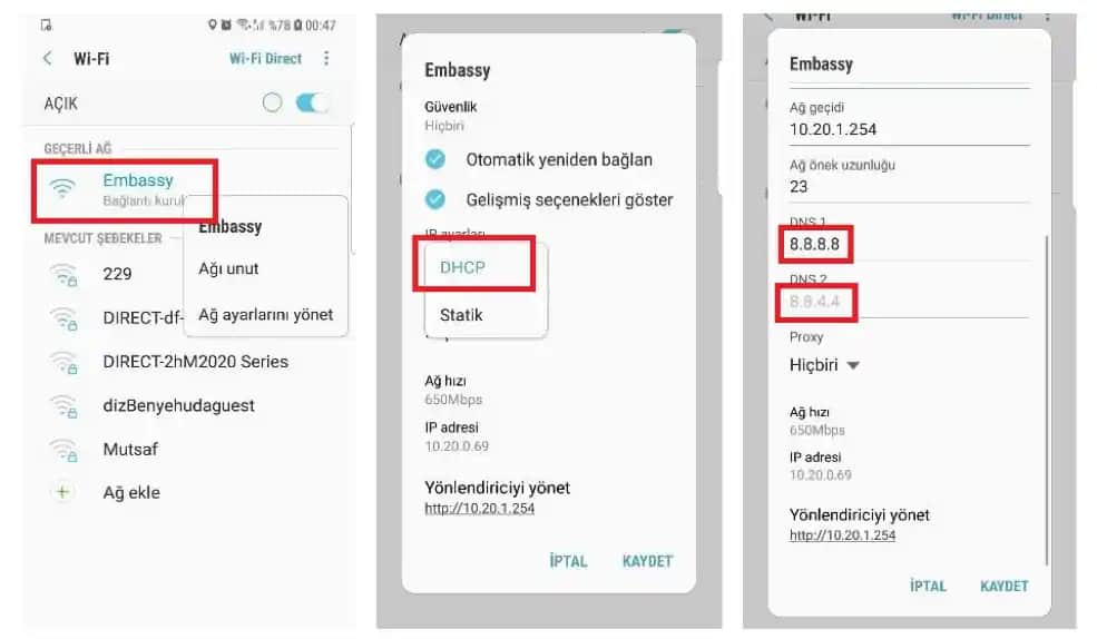 Telefonlarda DNS Ayarlarıyla Güvenli ve Hızlı İnternet Sağlama Rehberi
