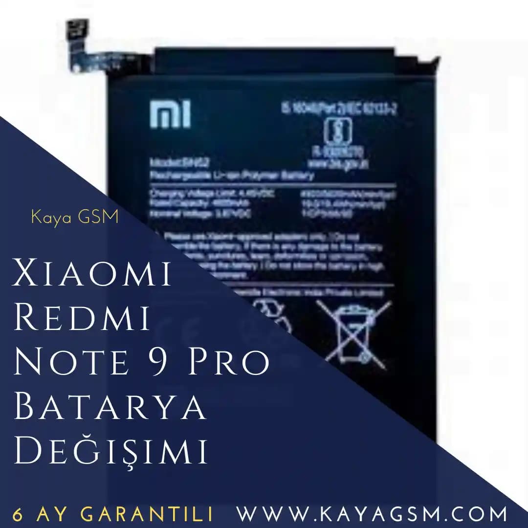 2025'te Xiaomi Redmi Note 9 Batarya Değişimi ile Telefonunuz Yenilensin