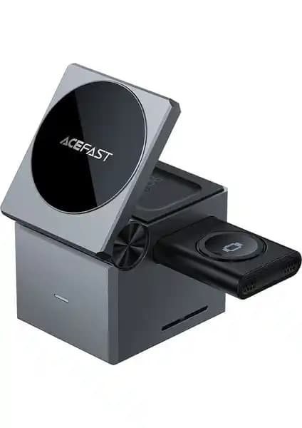 Acefast Katlanabilir Kablosuz Şarj Standı: Apple Ekosistemine Uygun ve Hızlı Şarj Çözümü