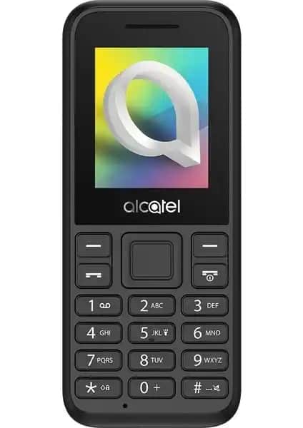 Alcatel TCL 1068D Siyah: Hafif ve Uzun Pil Ömürlü Kullanıcı Dostu Telefon