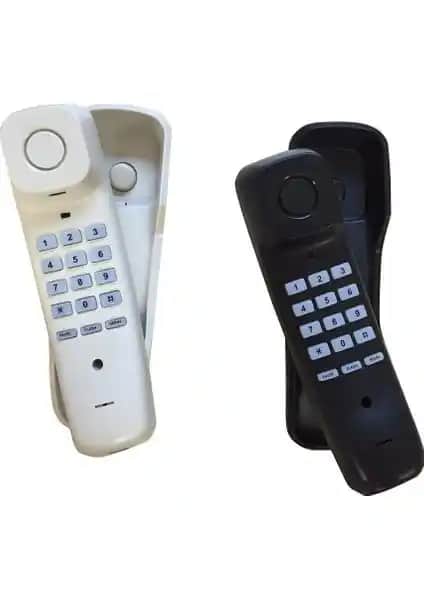 Alfacom Kablolu 103 Duvar Tipi Siyah Telefon - Güvenilir ve Fonksiyonel İletişim Çözümü