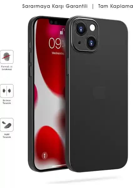 Apple iPhone 13 için İnce ve Şık Mat Kılıf Tasarımı ve Koruma Özellikleri
