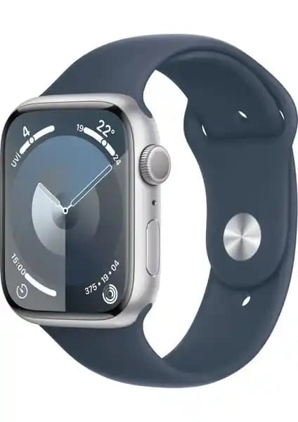 Apple Watch Seri 9 GPS 45mm Güç Renkli Alüminyum Kasa Spor Kordon Akıllı Saat