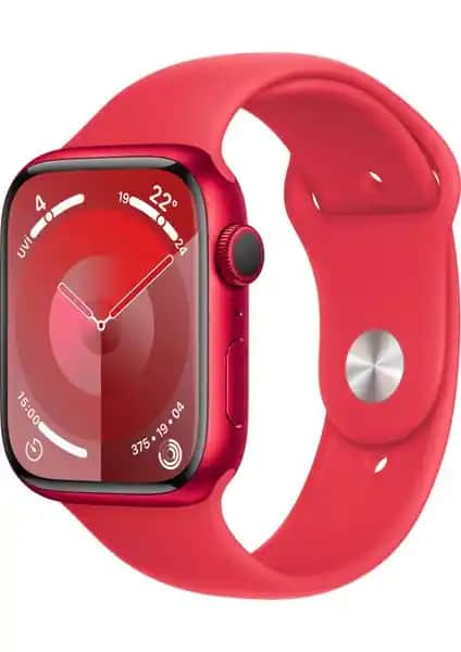 Apple Watch Series 9 GPS 45mm Kırmızı Alüminyum Kasa Spor Modeli İncelemesi