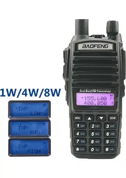 Baofeng UV-82 El Telsizi: Güçlü Performans ve Çok Fonksiyonlu Kullanım Özellikleri
