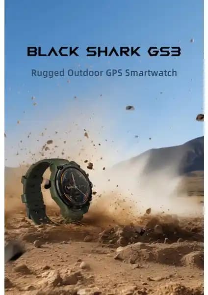 Black Shark GS3 Xiaomi Outdoor GPS Akıllı Saat İncelemesi ve Özellikleri