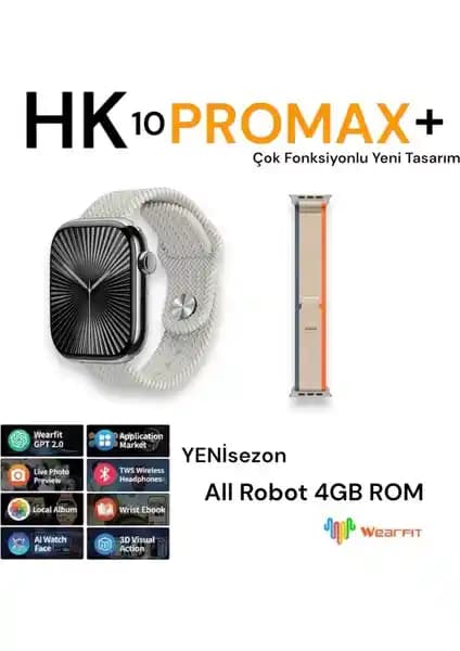 Bubitechh HK10 Pro Max+ Tüm Robot Akıllı Saat Özellikleri ve Kullanım Avantajları