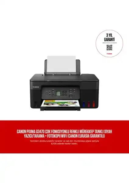Canon PIXMA G3470 ve Epson Ecotank L3252 Karşılaştırması: Hangi Yazıcı Sizin İçin Uygun