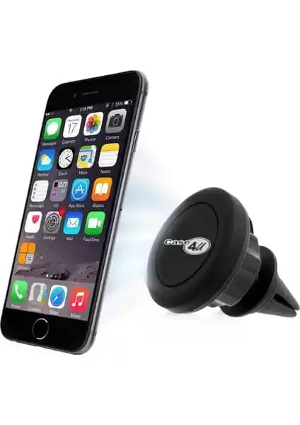 Case 4U Manyetik Araç İçi Telefon Tutucu 360 Derece Dönebilen ve Güvenli Kullanım