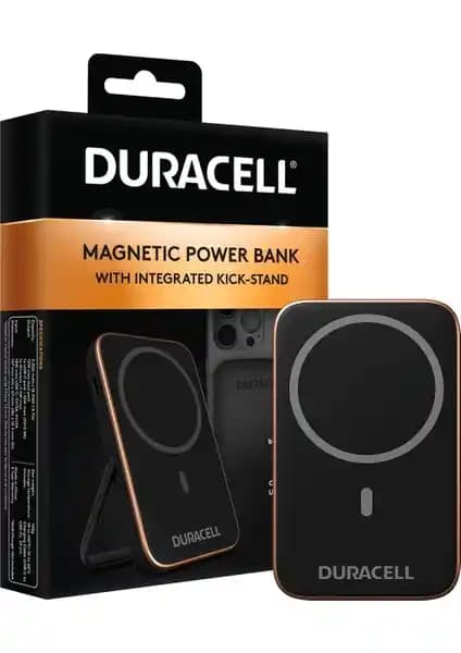 Duracell 5000mAh Magsafe Kablosuz Güç Bankası Şık ve Pratik Taşınabilir Şarj Çözümü