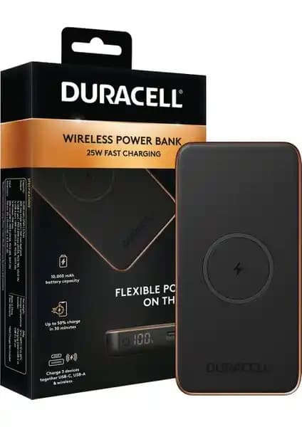 Duracell Core10 Pd 25W 10.000mAh Kablosuz Powerbank ile Günlük Şarj İhtiyaçlarınızı Karşılayın