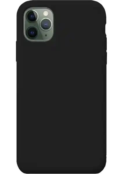FitCase iPhone 11 Nano Lansman Silikon Siyah Kılıfı Şık ve Koruyucu Tasarım
