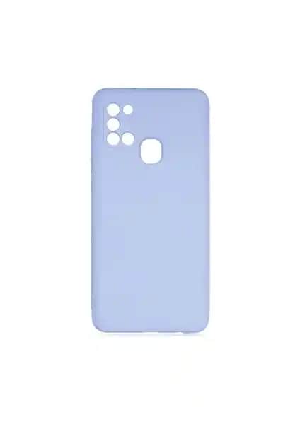Galaxy A21s İçin Kadife İç Yüzeyli Silikon Kılıf Şık ve Dayanıklı Koruma Sağlar