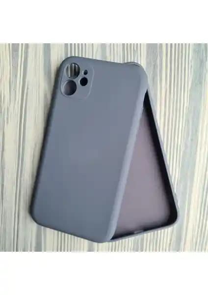 iPhone 11 İçin Kamera Korumalı Kadife Silikon Kılıf - Şık ve Dayanıklı Koruma Seçeneği