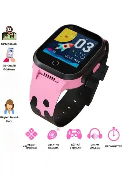 Jetzu Uz 4G Görüntülü Görüşme ve GPS Takipli Akıllı Çocuk Saati Özellikleri ve Kullanım Avantajları