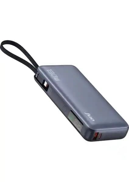 Juo 20000 mAh 130W LED Ekranlı Powerbank: Yüksek Kapasiteli ve Hızlı Şarj Özelliği