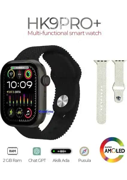 Kiwitime Watch 9 Serisi HK9 Pro Plus: Yenilikçi ve Şık Akıllı Saat Özellikleri ve Performansı