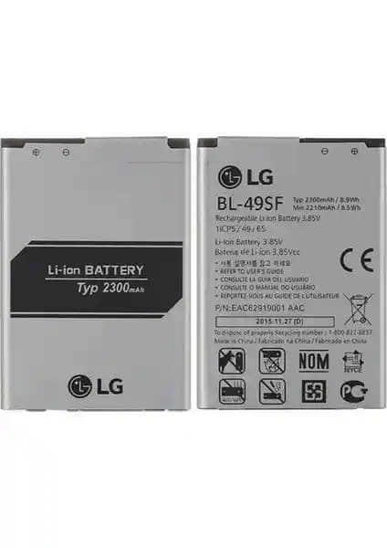 LG G4 Beat Uyumlu Batarya Pil (BL49SF) Güçlü ve Uzun Ömürlü Yedek Parça