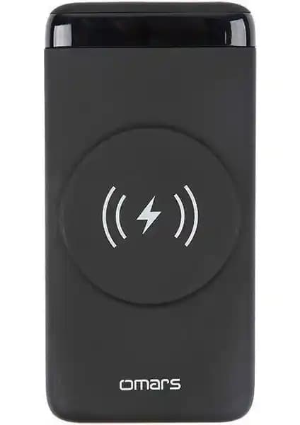 Omars 20W Kablosuz Şarj Powerbank 10000mAh Şık ve Taşınabilir Güç Kaynağı