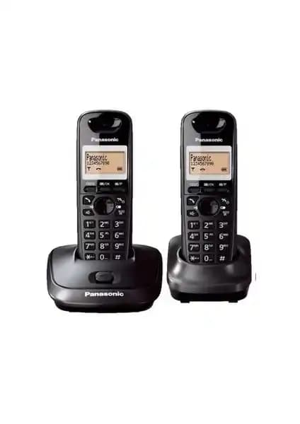 Panasonic KX-TG2512 Dect Telefon Çift Ahize Modeli Yüksek Ses Kalitesi ve Uzun Pil Ömrü ile
