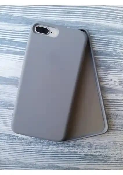 Pirok Store iPhone 7 Plus ve 8 Plus için Kadife Esnek Silikon Kılıf Şık ve Koruyucu Tasarım