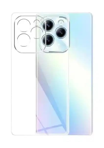Prolysus Infinix Hot 40 Kamera Korumalı Şeffaf Silikon Kılıfı Yüksek Koruma ve Şıklık
