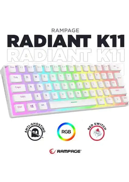 Rampage RADIANT K11 ve REBEL Klavyeleri Karşılaştırması: Özellikler ve Kullanıcı Yorumları