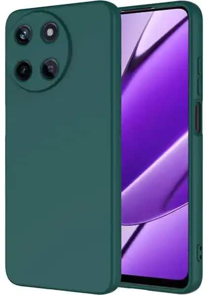 Realme 11 4G için Şık ve Dayanıklı Koyu Yeşil Kılıf Mara Lansman Kapak