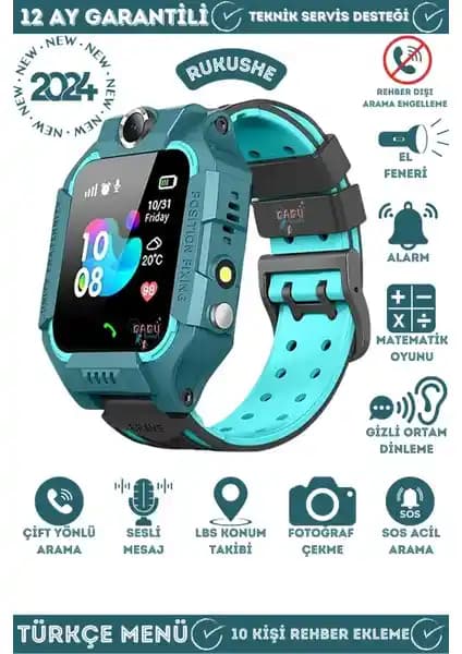 Rukushe Q19 Akıllı Çocuk Takip Saati: Güvenlik ve Teknolojinin En İyi Birleşimi