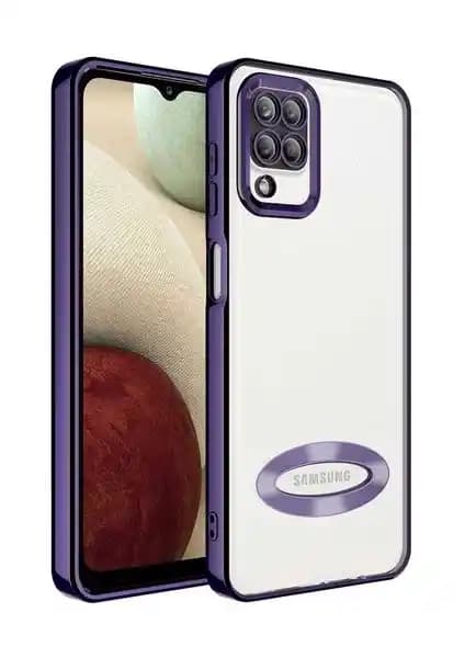 Samsung Galaxy A12 Uyumlu Şık ve Dayanıklı Kamera Koruyucu Kılıf
