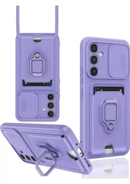 Samsung Galaxy A25 için Çok Fonksiyonlu Silikon Kılıf Güvenli ve Şık Tasarım